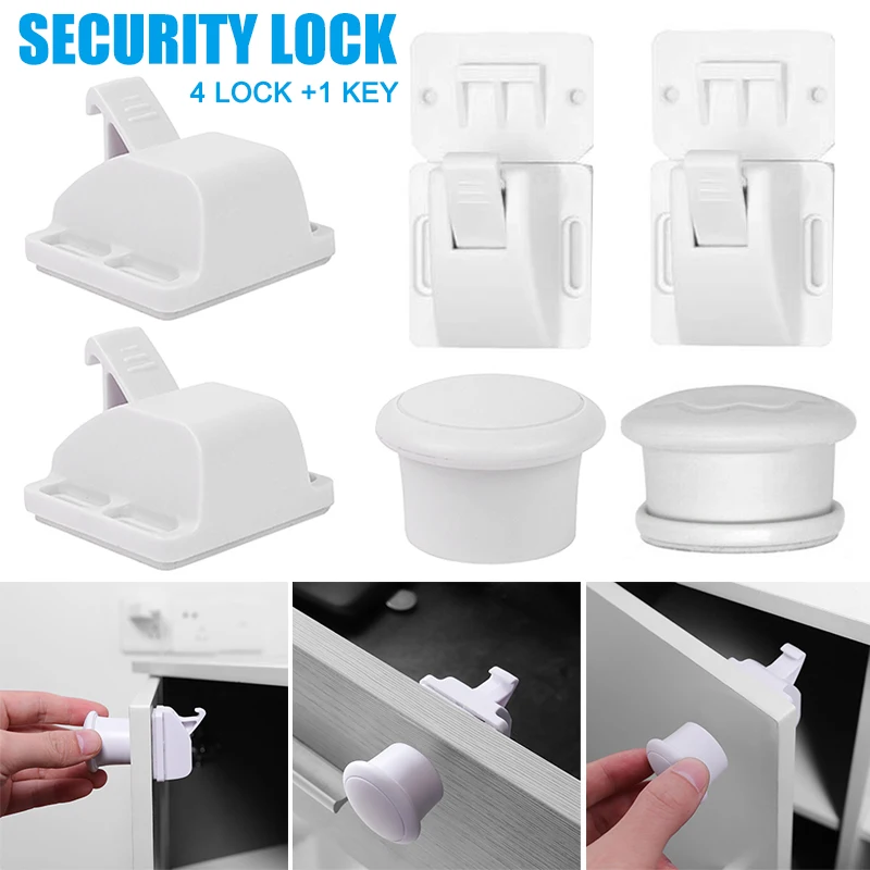 

Magnetic Cabinet Locks Baby Safety Invisible Child Kids Proof Cupboard Drawer Locks I88