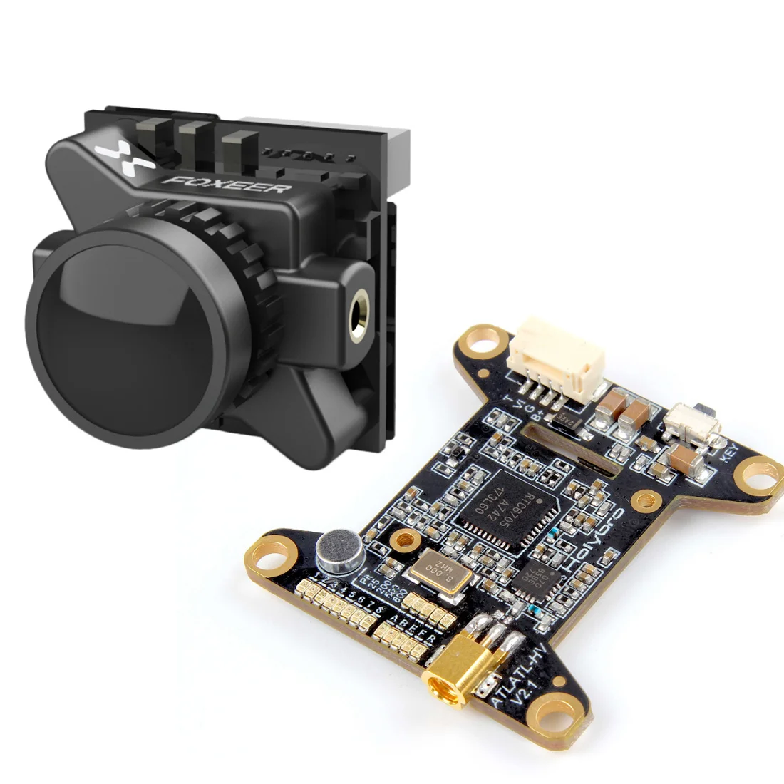 Foxeer razer Micro 1,8 мм M8 1200TVL FPV камера с Atlatl HV V2 5,8G 40CH VTX для RC FPV гоночных моделей дронов