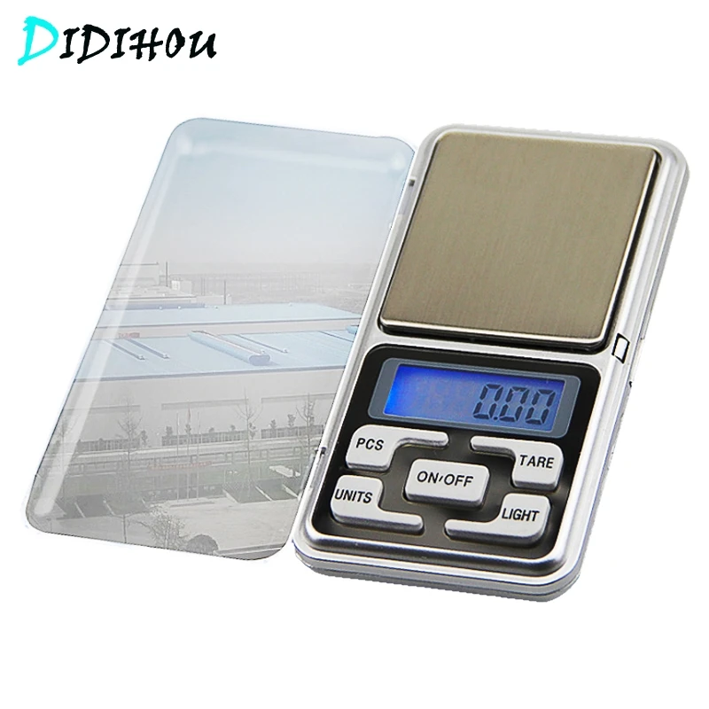 Мини балансовая цифровая шкала 100/200/300/500g 0 01/0 1 г Высокая точность Подсветка