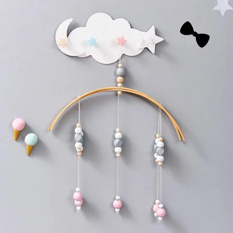 

Star Moon Cloud Shape Hooks Creative Wall Mounted Key Holders Nail Free 4 Hooks For Foyer Bathroom Kitchen