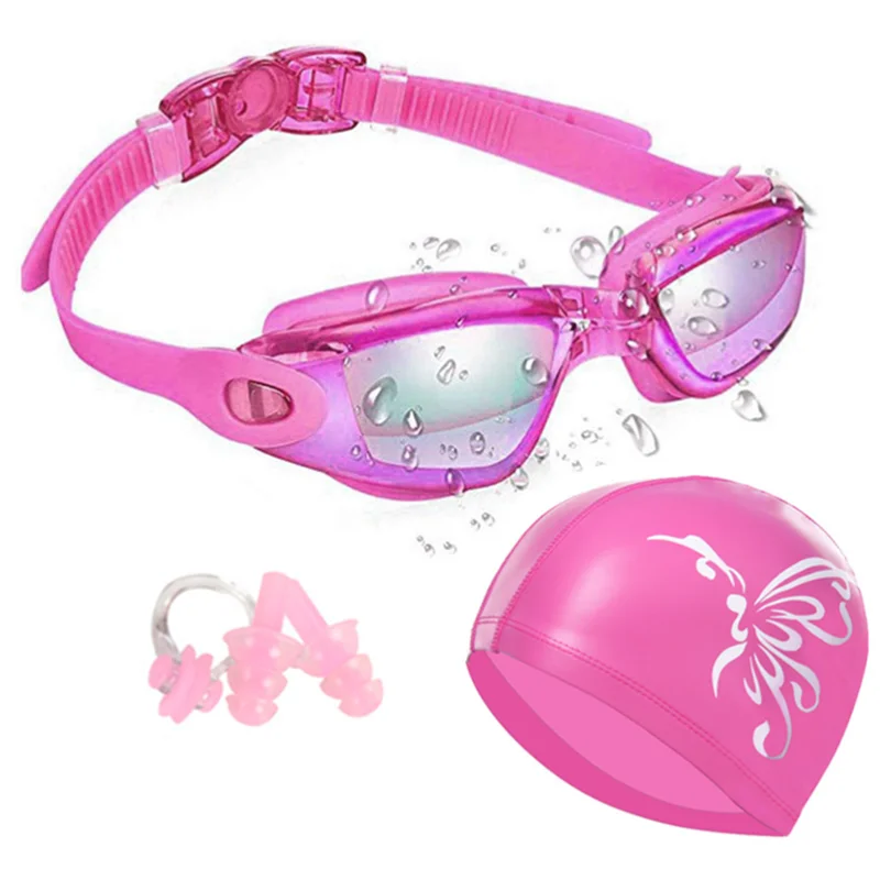 Swimming Goggles Swimming Cap Professional Swimming Goggles Caps