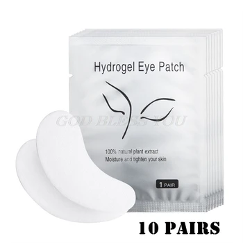 

10 Pairs/Lot Under Eye Pads Lash Eyelash Extension Paper Patches Eye Tips Sticker Wraps Paper Patches Eyelash Make Up Tools
