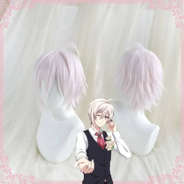 Парик для косплея Kujo Tenn Idolish7 термостойкие синтетические волосы костюма аниме