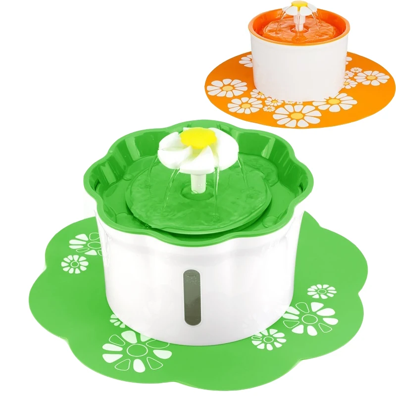 

Automatic Pet Cat Water Fountain 1.6L/2.6L Dog Water Dispenser Large Spring Drinking Flower Bowl Feeder Pet Drink with Filters