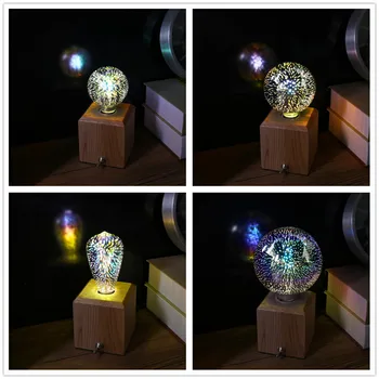 

Led lamp Star/Heart E27 3D led bulb 110V 220V lampara led for home/living room/bedroom/Gift Decorative light bulb bombillas led