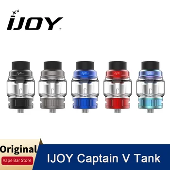 

Original 5ml IJOY Captain V Tank Electronic Cigarette Atomizer 510 Thread with X3/DM/KM Series Coils Vaporizer