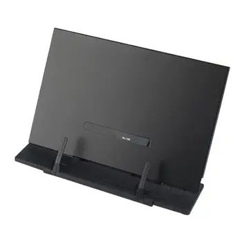 

Book Stand Frame Desk Reading Holder with 7 Tilt Adjustable Grooves Bookends
