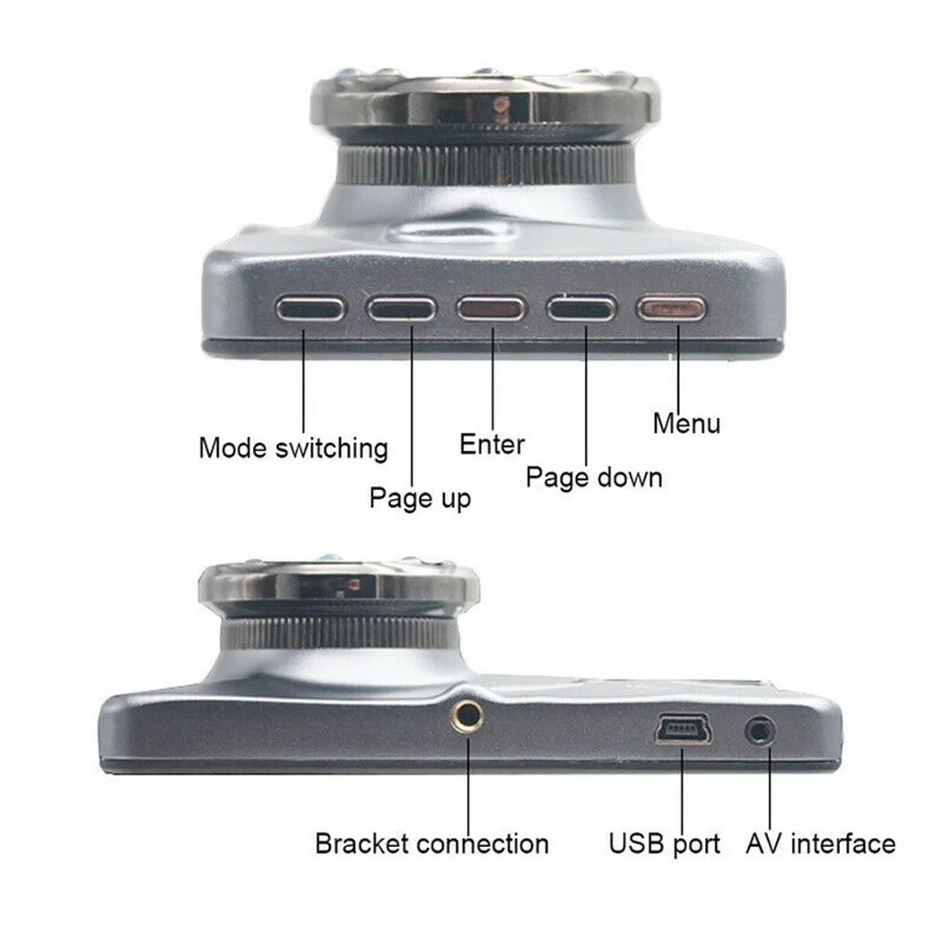 Автомобильный видеорегистратор с камерой заднего вида DVR