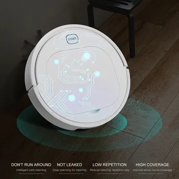 

Automatic Smart Robot Vacuum Cleaner Rechargeable Edge Cleaning Suction Sweeper Mini Vacuum Cleaner Robot Dust Suction Theft