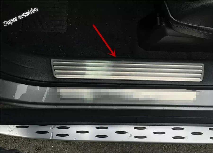 For Mercedes-Benz GLE (W116) 2015 2016 2017 Inner Car Door Sill Scuff Plate Welcome Pedal Cover Trim 4 Piece | Автомобили и