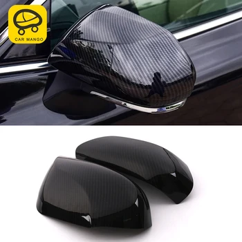 

CARMANGO for Toyota Camry XV70 2018 Car Styling Side Rearview Mirror Cover Protector Trim Frame Sticker Exterior Accessories