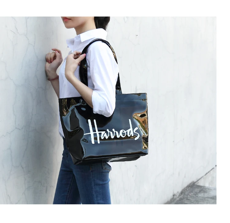  Large PVC Clear Transparent Tote Bags Women Candy Jelly Beach Summer Large Transparent Casual Shopp - 4000231444923