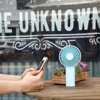 

USB Charging Handheld Summer Mini Round Fan Electric Handheld Fan Nordic Outdoor Portable Cooler Student Fan