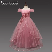 Bear leader/платье для девочек; платье подружки невесты с вышивкой; Детские платья для девочек; детское праздничное платье; одежда для подростков