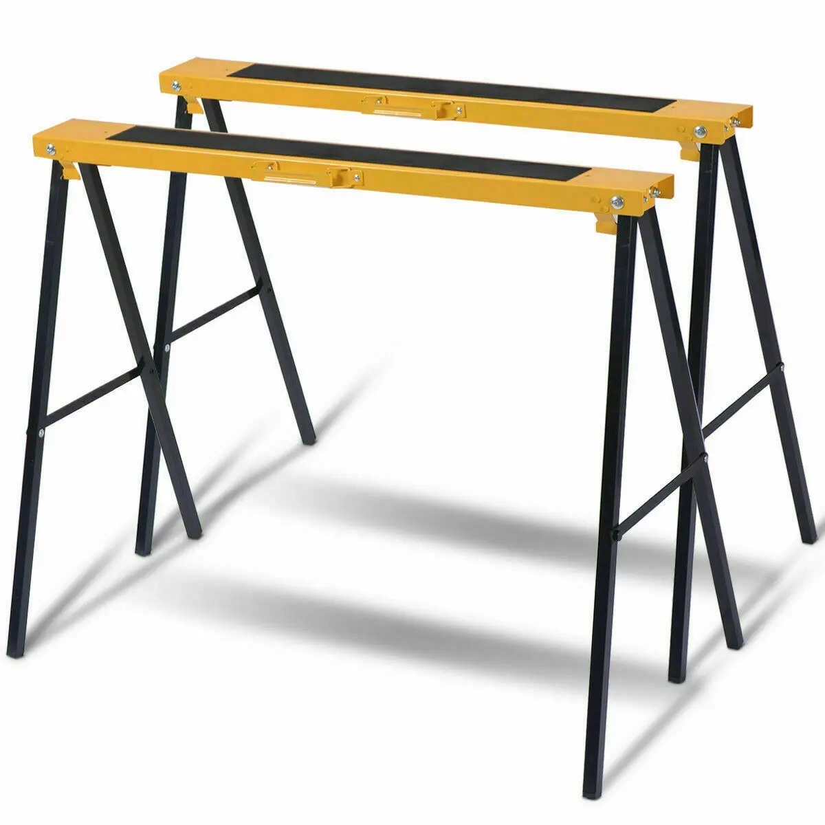 2 упак. Сверхмощная пила из стали складные ножки Sawhorse 275 фунтов емкость