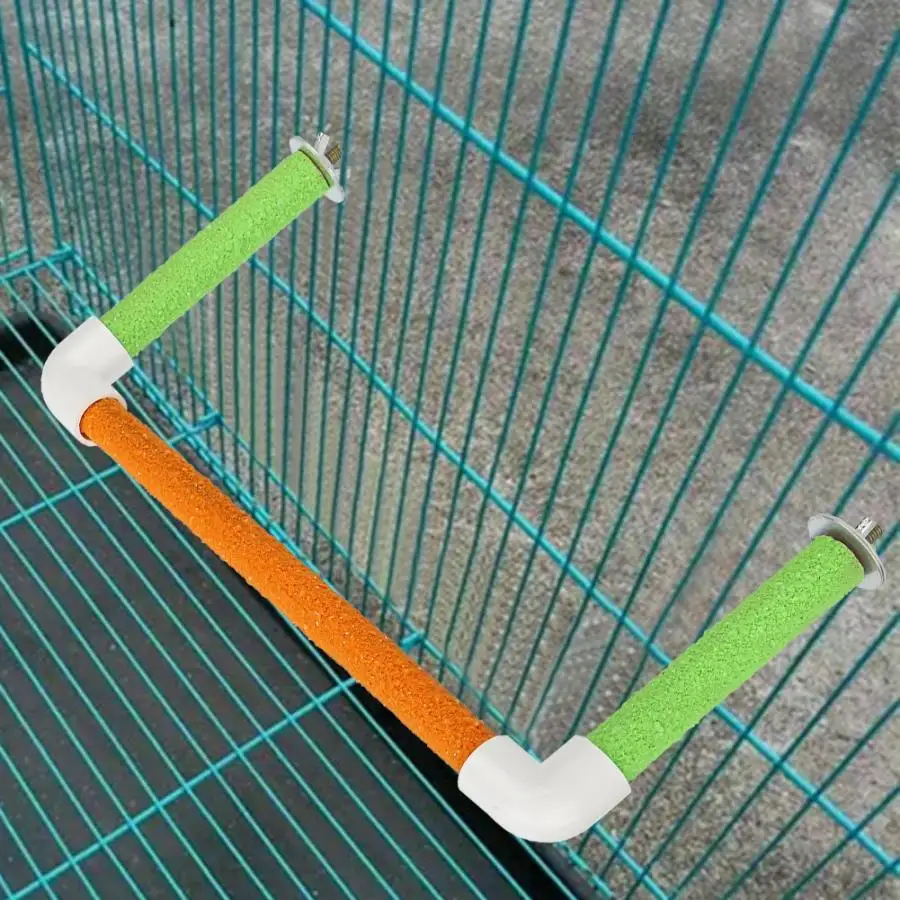 Pet матовый стоячий столб стойки поддержка птица кусать Жевательная клетка игрушки аксессуары игрушки