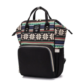 

New Mummy Diaper Bag Baby Stroller Bag Waterproof Oxford Women Handbag Maternity Nursing Nappy Backpack Travel Bags 4 Colors