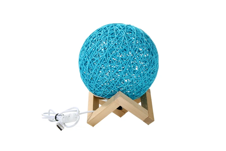 3D LED Night linghting Lamp Moonlight USB Charging Table Beside Lamp Creative Christmas Children's Gift Bird's nest LED Lamp