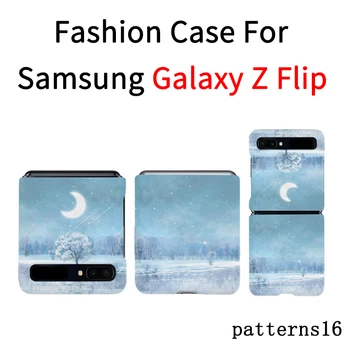 

For Samsung Galaxy Z Flip Zflip SM-F700N Fashion Slim Hard Case Colorful Hardcase Folding Foldable Phone Protective Cover