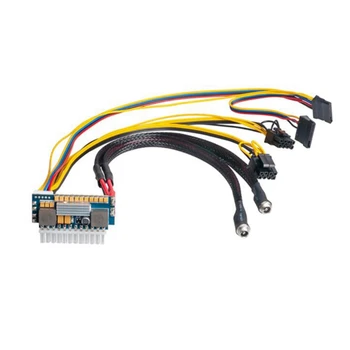 450W 24Pin 12V DC Input Peak 450W Output Realan Mini ITX Pico PSU DC ATX PC Switch DC-DC ATX Power Supply for Computer 1