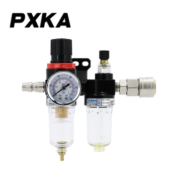 

Free shipping Air pressure regulating valve separator air compressor air pump filter two-piece pressure regulating valve AFC2000