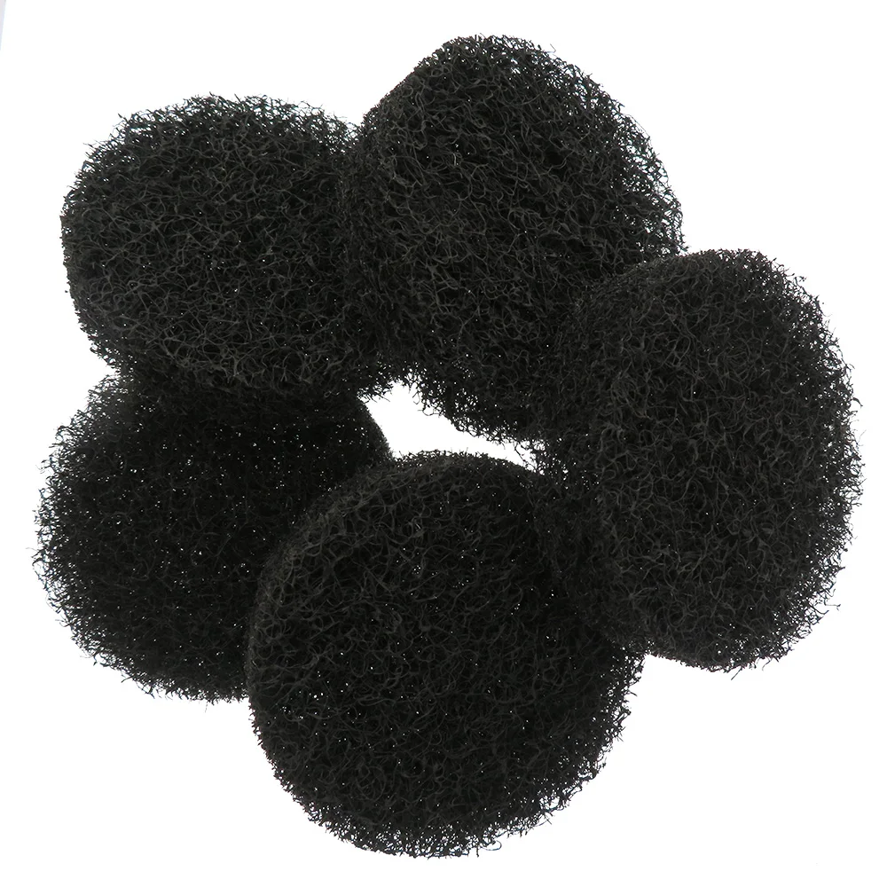 

5Pcs 4Inch 100MM Black Polishing Sponge Buffing Cleaning Kit Scouring Scrub Pads Compound Auto Polisher Kitchen Bathroom Car
