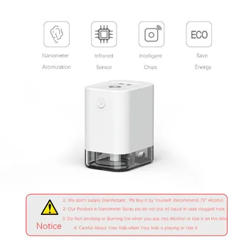 

Ultrasonic Mini Humidifier 50ML Alcohol Disinfectant Aroma Essential Oil Diffuser for Home Car USB Fogger Mist Supplier