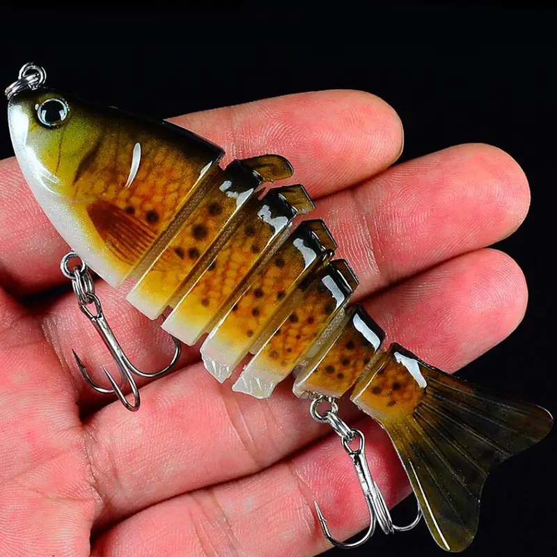  1PCS 16g 10cm Fishing Lure Wobbler Swimbait Swim Crank Bait Isca Artificial Multi-Section Bass Pike