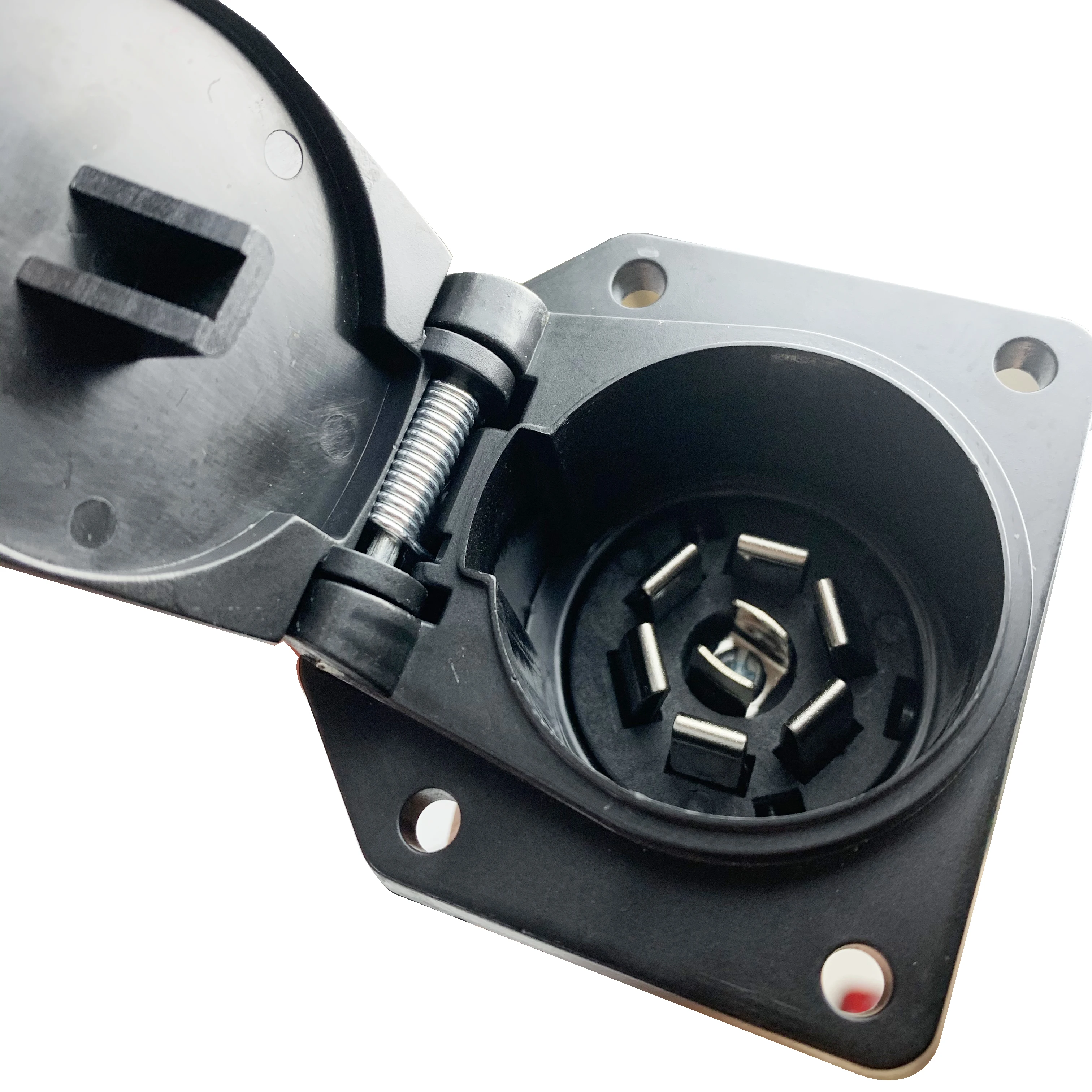 EgoTrailer 7 Pin Trailer Round Socket Female Plug to 7 RV Blade Trailer Adapter Connector Adaptor RV Parts Camper Caravan Access