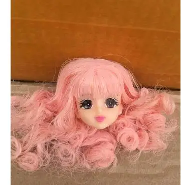 リカちゃん人形 髪の毛ピンク 雪ミク 水色 目覚まし