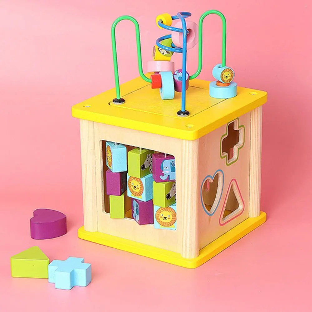 

Montessori Early Childhood Learning Education Toys Wooden Gift kids Color Shape Cognition Puzzles Math Toys For Baby Kids Gift