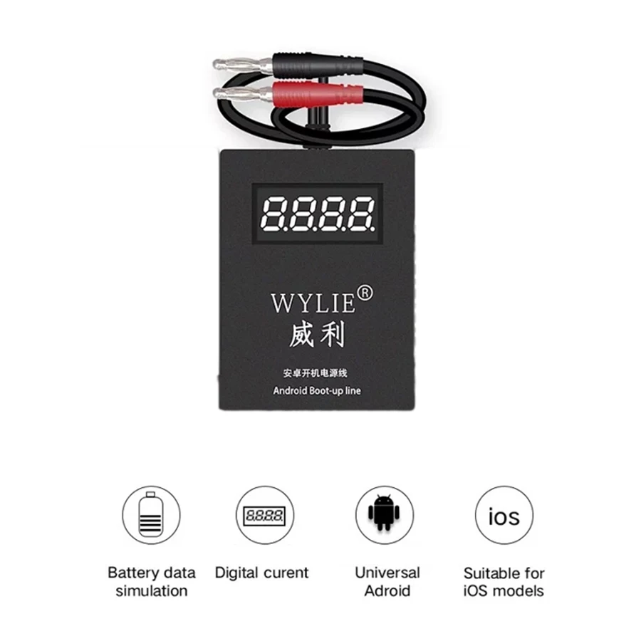 Тестовый Кабель питания для телефонов iPhone, Android, кабель питания постоянного тока для ремонта аккумулятора мобильного телефона