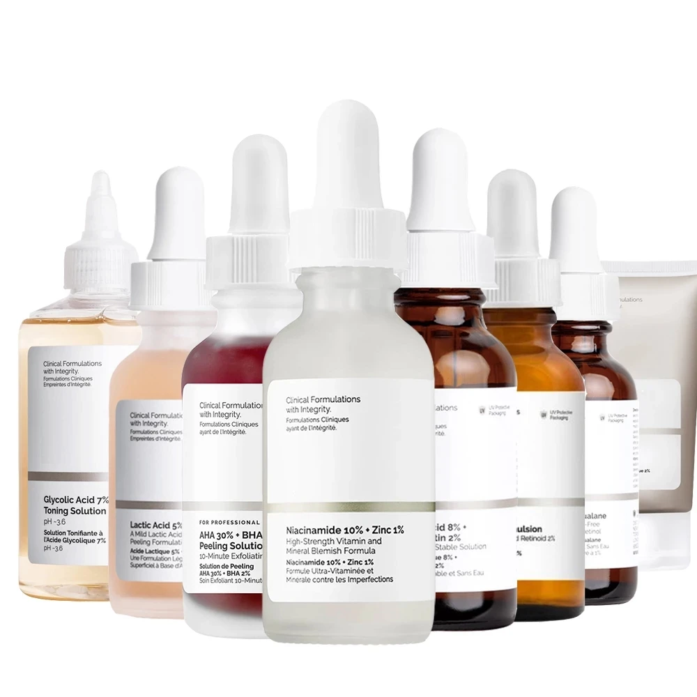 Niacinamide 10% Отшелушивающий раствор AHA 30% + BHA 2% Гиалуроновая кислота отбеливающий