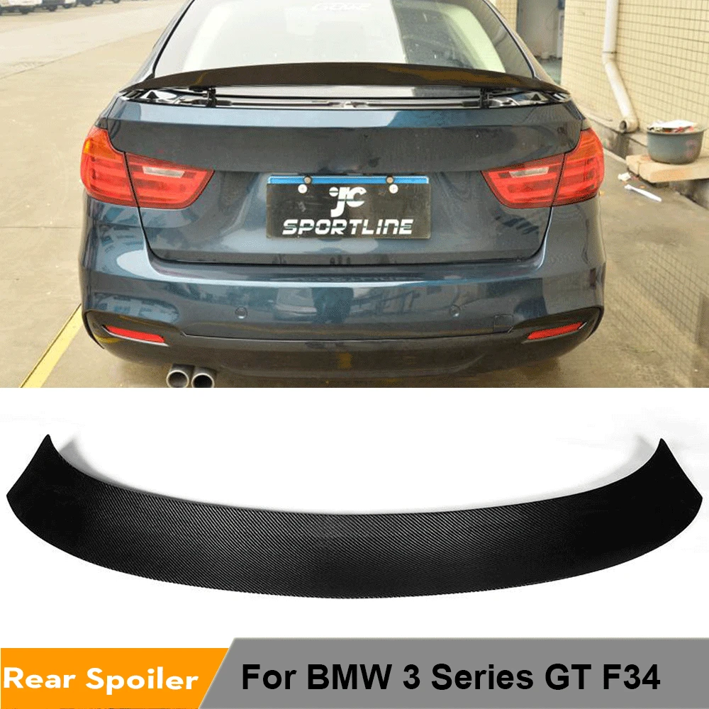 Углеродного волокна/FRP задний багажник спойлер заднего крыла губы для BMW 3 серии GT