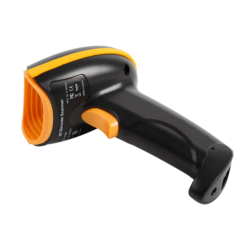  Free Shipping  Handheld 2.4G Wirelress Barcode Scanner & Bluetooth 1D/2D QR Bar Code Reader PDF417 