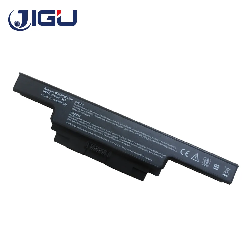 Новый аккумулятор JIGU для ноутбука 0U600P 0W360P 312 4000 4009 N998P P219P U597P W356P W358P Dell Studio 14 1450 1450n