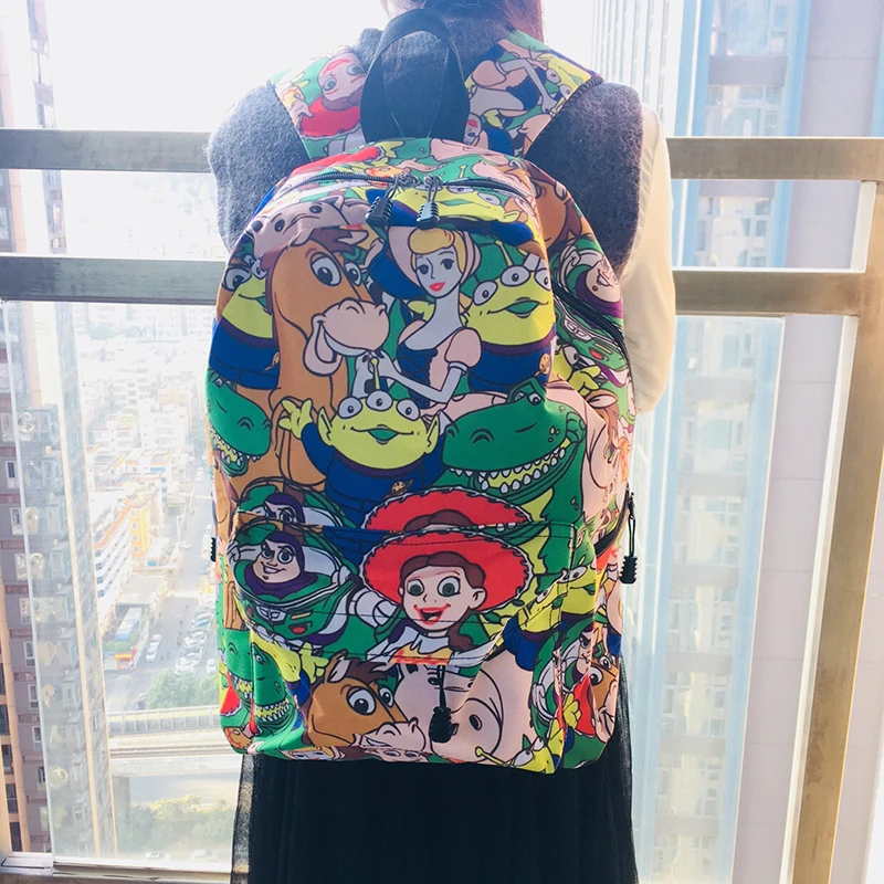 Woody Buzz Рюкзаки Мультфильм школьный рюкзак повседневные студенческие сумки дорожный ранец унисекс подарок