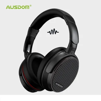 

Ausdom ANC7S Bluetooth Headphones Active Noise Cancelling Deep Bass 18 hours Over Ear with Mic Wireless Headset