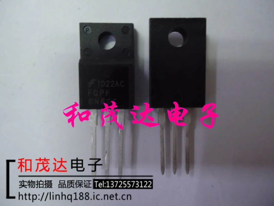 5 шт./FQPF8N60C 8N60C TO-220F FQPF8N60 600V 8A TO220F