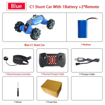 

Remote Control Stunt Car Gesture Induction Twisting Off-Road Vehicle Light Music Drift Dancing Side Driving RC Toy Gift for Kids