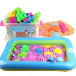 Детский космический игровой Песочный набор игрушек, песочный замок, цветной песок, детский бытовой инструмент для мальчиков