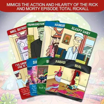 

A Collection Of Collaborative Table Card Games For Teens And Adults For Rick And Morty Total Rickall Tarot cards