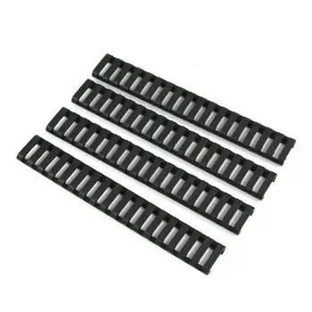 

18-Slot Picatinny Ladder Rail Panel Handguard Protector Resistant Cover 4Pcs Set 270E
