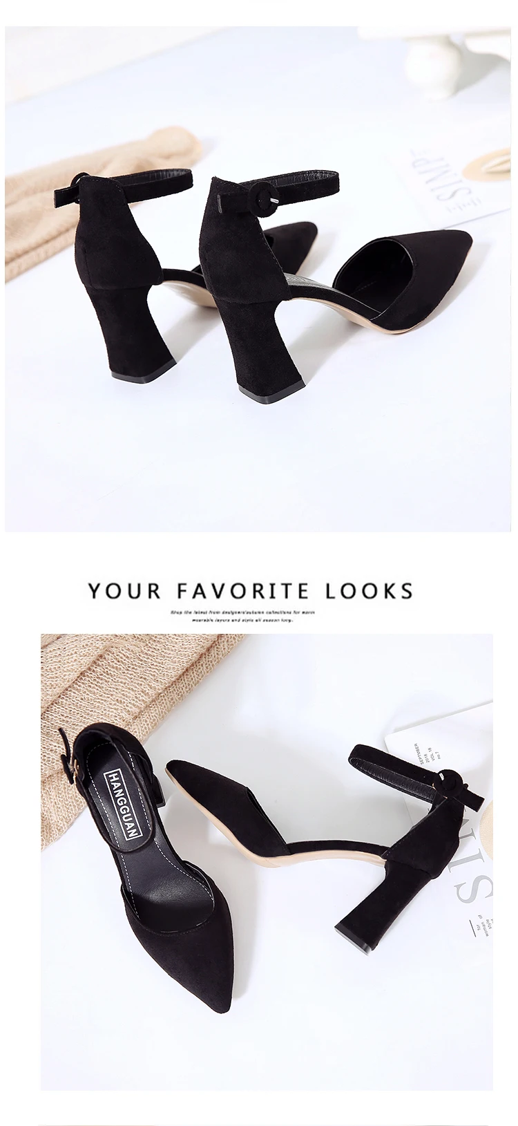 HOT SummerSandalias Femeninas High Heels Flock Pointed Sandals Sexy Female Summer Shoes Mujer Zapatos Mujer Pumps 2021