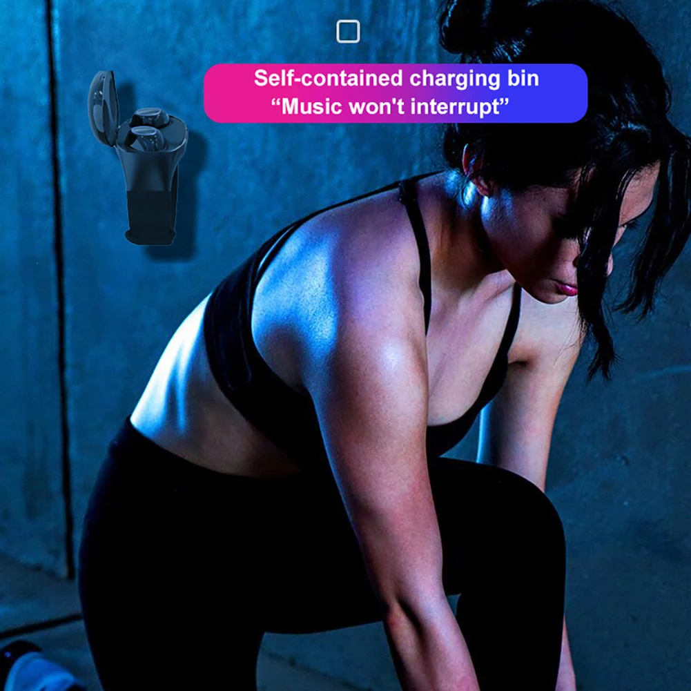 HM50 TWS Спортивный Bluetooth 5,0 браслет беспроводной стерео наушники HiFi наушники