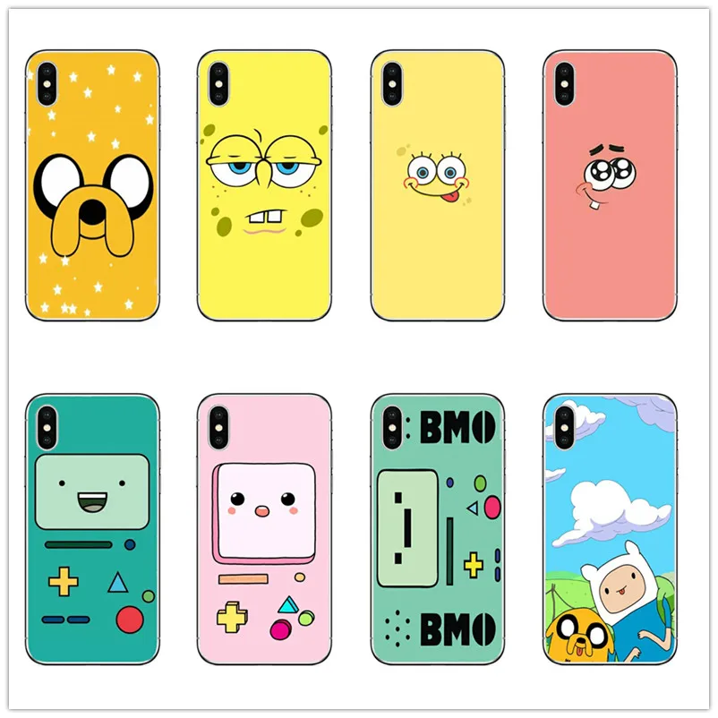Чехлы для телефонов adventure time Beemo Bmo Jake Finn iPhone 12mini 12 11 pro 6 8 Plus 7 6s X XS MAX XR 5 5s SE 2020 мягкий