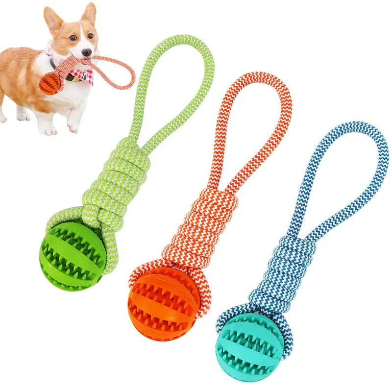 

Dog Chew Toy Popular Pet Braid Rope Ball Toy for Outdoor Dog Pet Chew Teeth Clean Training Rope Balls Pet Accessories