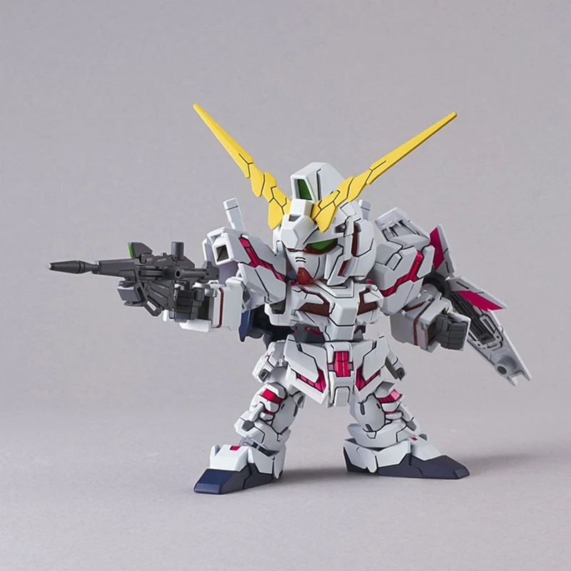 Оригинальный Bandai Unicorn Gundam SD EX STANDARD 005 SDEX сборка фигурки модель куклы|Игровые и