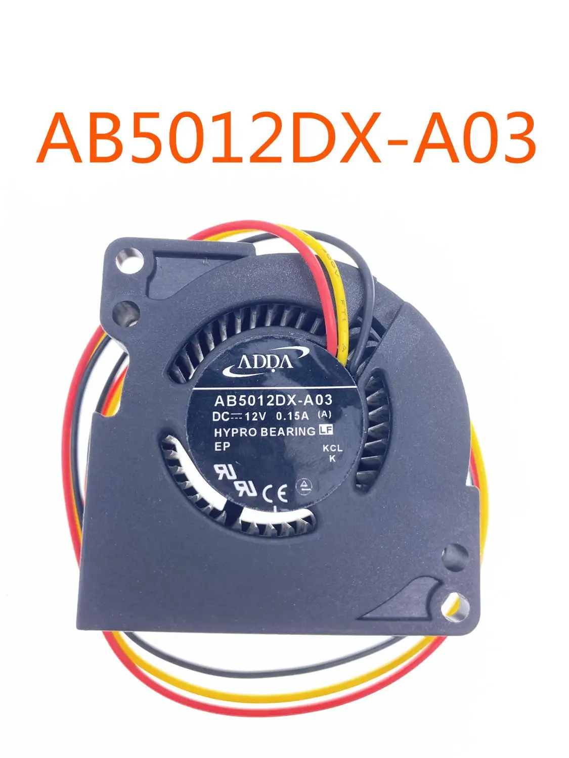 Для ADDA AB5012DX-A03 (A) DC 12V 0.15A 3-проводной Вентилятор охлаждения сервера | Электроника