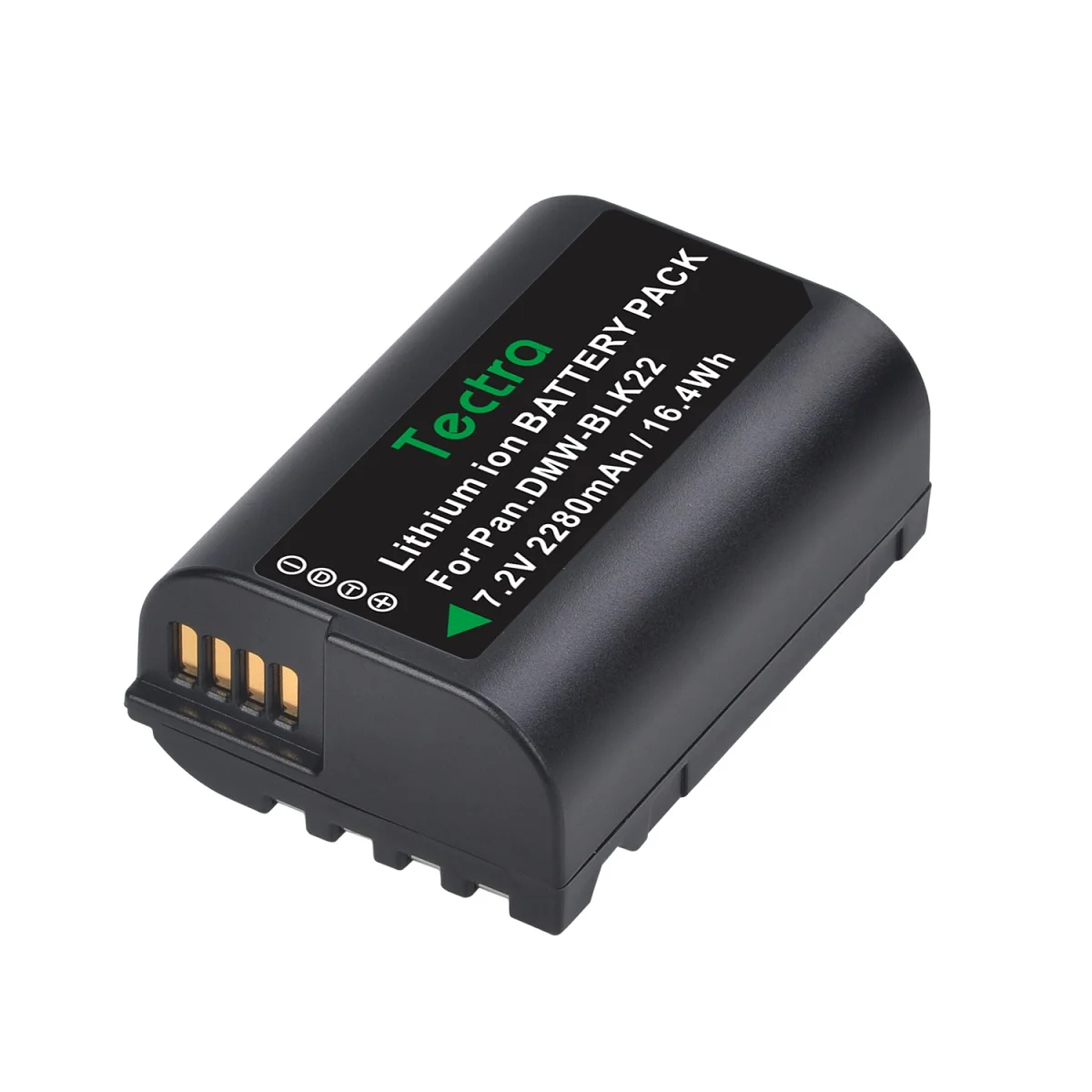 Tectra Dmw-Blk22 Batterie Di Ricambio Per Panasonic Lumix Li-Ion Batteria Dmw-Blk22 E Lumix Dc-S5,Dc-S5Kk